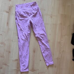 ELADAY Pink/Lilac High-Waist Leggings